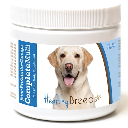 Healthy Breeds Labrador Retriever All in One Multivitamin Soft Chew, 60PK 192959008340